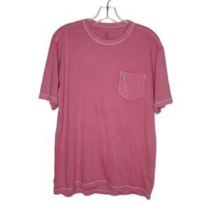 Johnnie-O faded red short sleeve tee shirt - medium
